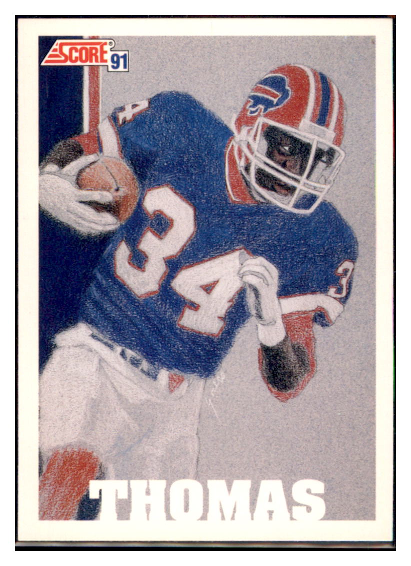 1991 Score Football Thurman Thomas Buffalo Bills #623 Football card   VSMP1BOWV1 simple Xclusive Collectibles