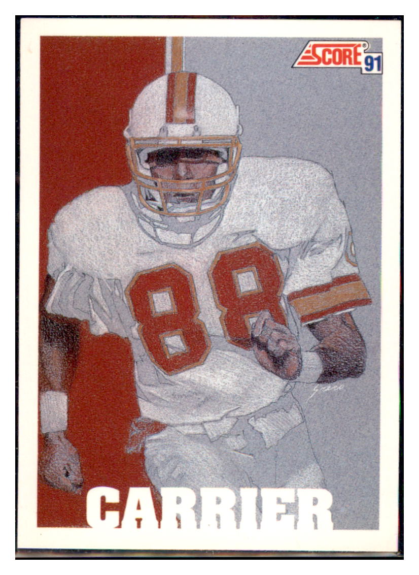 1991 Score Mark Carrier    Tampa Bay Buccaneers #626 Football
  card   VSMP1BOWV1 simple Xclusive Collectibles