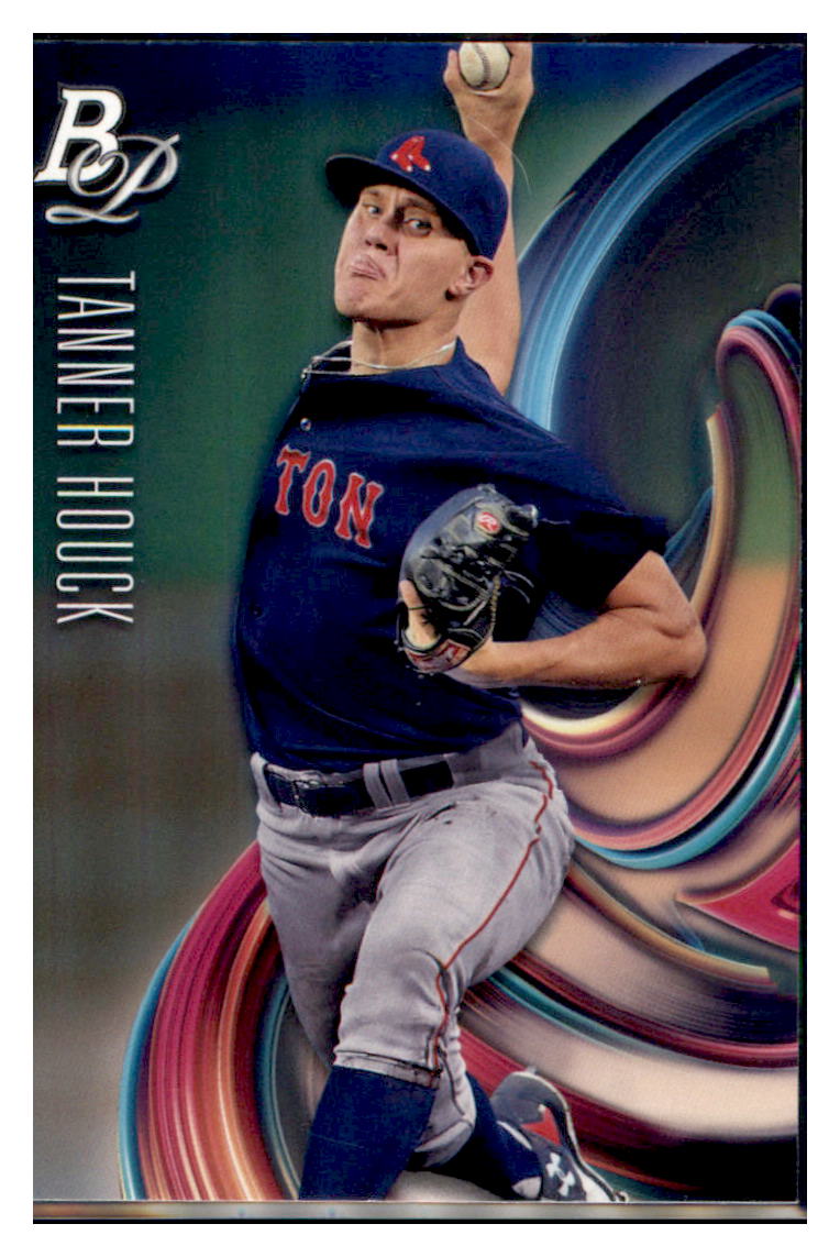 2018 Bowman Platinum Tanner Houck Boston Red Sox #TOP-90 Baseball card VSMP1BOV2 simple Xclusive Collectibles