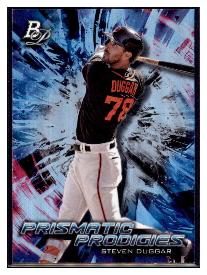 2018 Bowman Platinum Steven Duggar Prismatic Prodigies San Francisco Giants #PPP-33 Baseball
card VSMP1BOV2 simple Xclusive Collectibles