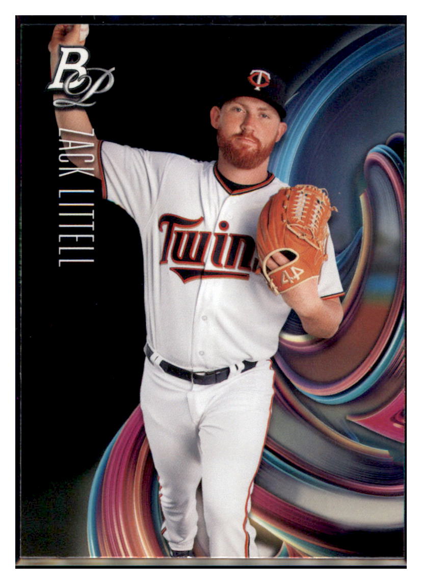 2018 Bowman Platinum Zack Littell    Minnesota Twins #TOP-28 Baseball
  card   VSMP1BOV2 simple Xclusive Collectibles
