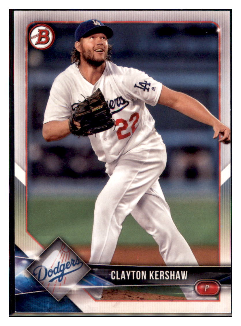 Bowman Clayton Kershaw Baseball Trading Cards