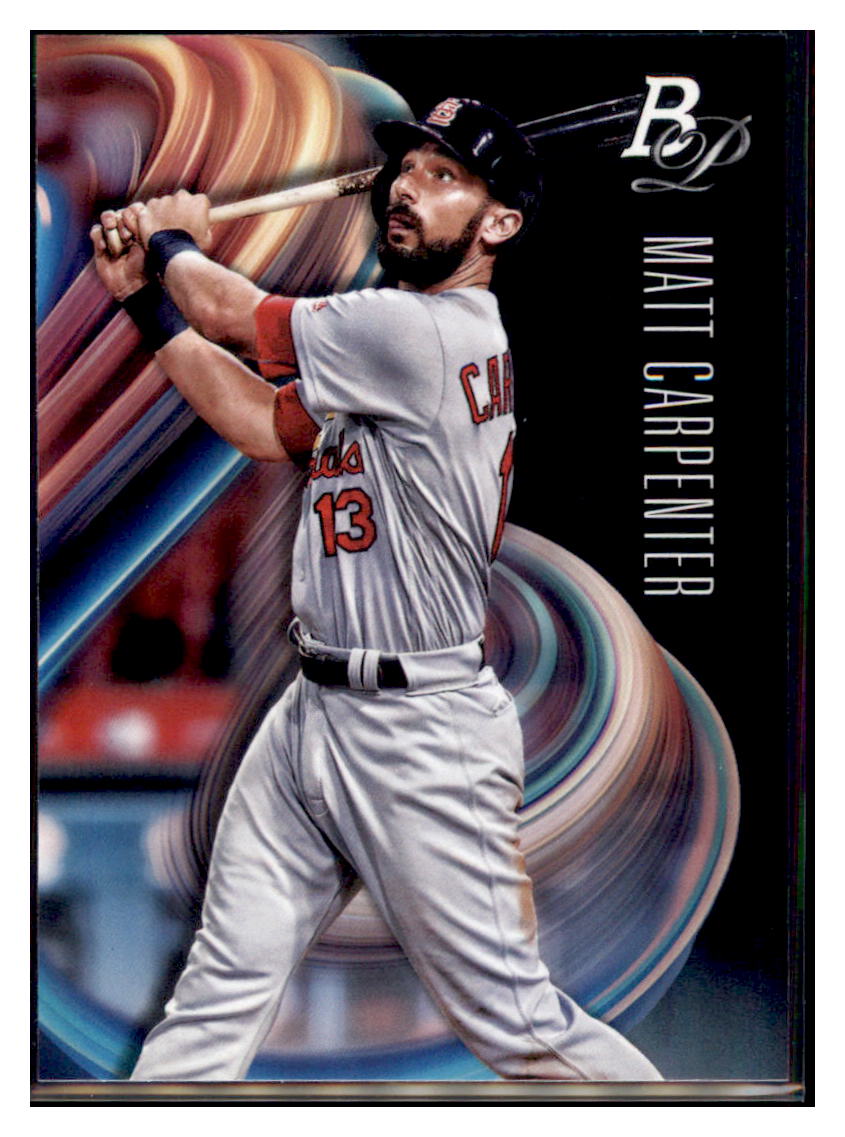 2018 Bowman Platinum Matt Carpenter St. Louis Cardinals #24 Baseball
card VSMP1BOV2 simple Xclusive Collectibles