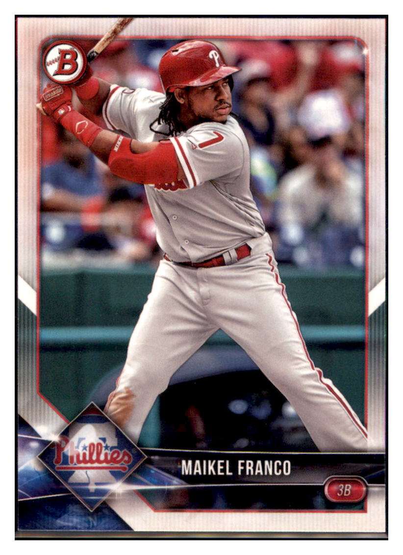 2018 Bowman Maikel Franco Philadelphia Phillies #13 Baseball
card VSMP1BOV2 simple Xclusive Collectibles