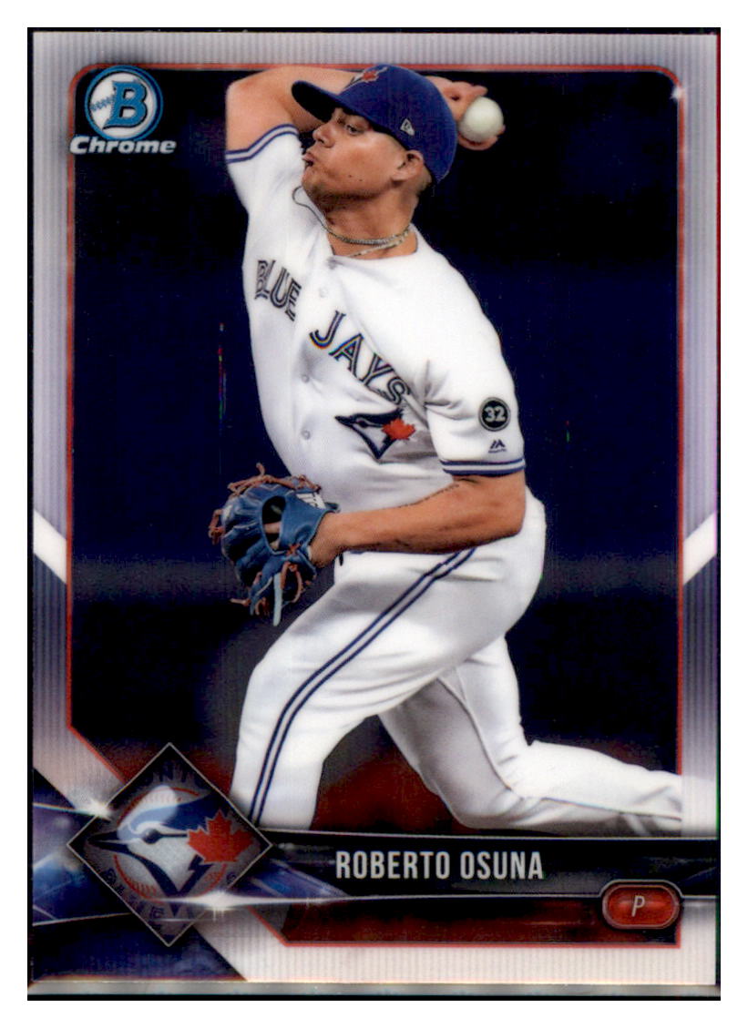 2018 Bowman Chrome Roberto Osuna Toronto Blue Jays #62 Baseball card   VSMP1BOV2 simple Xclusive Collectibles   