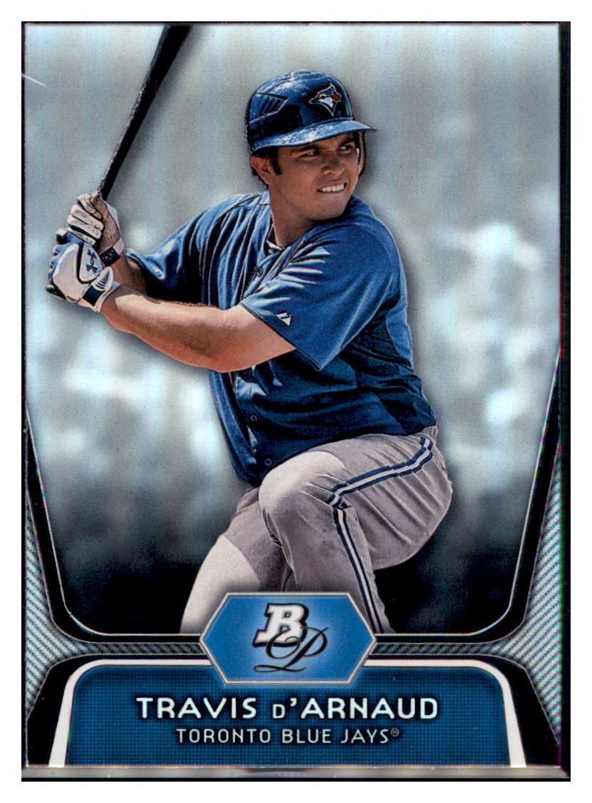 2012 Bowman Platinum Travis d'Arnaud Toronto Blue Jays #BPP9 Baseball
  card   VSMP1BOV2 simple Xclusive Collectibles   
