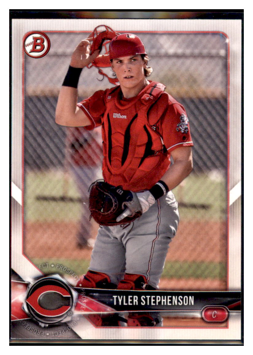 2018 Bowman Tyler Stephenson Cincinnati Reds #BP133 Baseball card VSMP1BOV2 simple Xclusive Collectibles