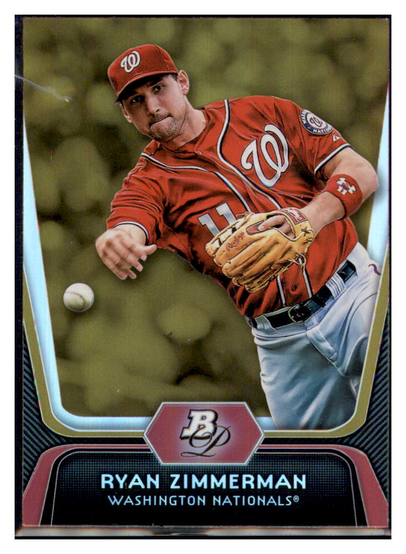 2012 Bowman Platinum Ryan Zimmerman Washington Nationals #86 Baseball
  card   VSMP1BOV2 simple Xclusive Collectibles