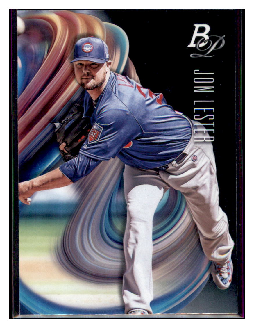 2018 Bowman Platinum Jon Lester Chicago Cubs #3 Baseball card VSMP1BOV2 simple Xclusive Collectibles