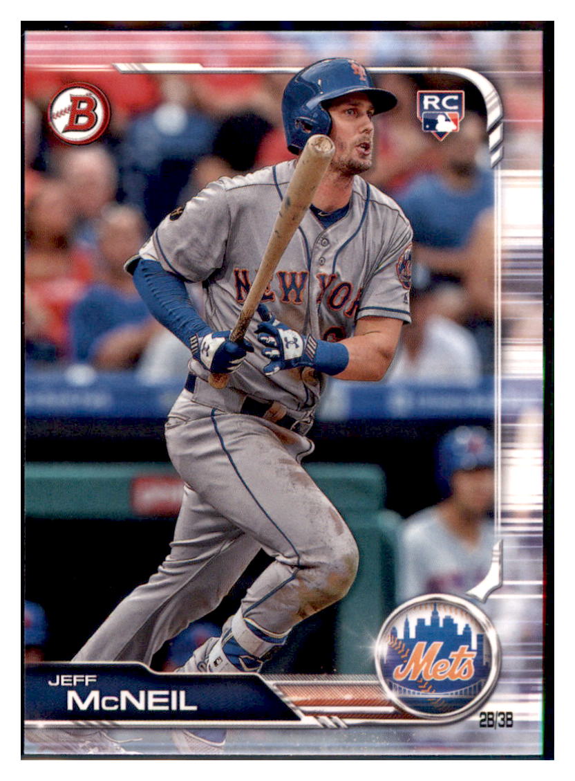 2019 Bowman Jeff McNeil New York Mets #90 Baseball card   VSMP1BOV2 simple Xclusive Collectibles