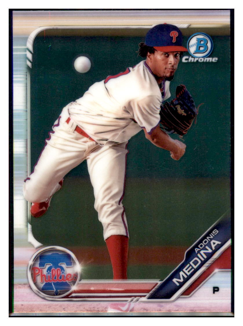 2019 Bowman Adonis Medina Philadelphia Phillies #BCP-29 Baseball
card VSMP1BOV2 simple Xclusive Collectibles