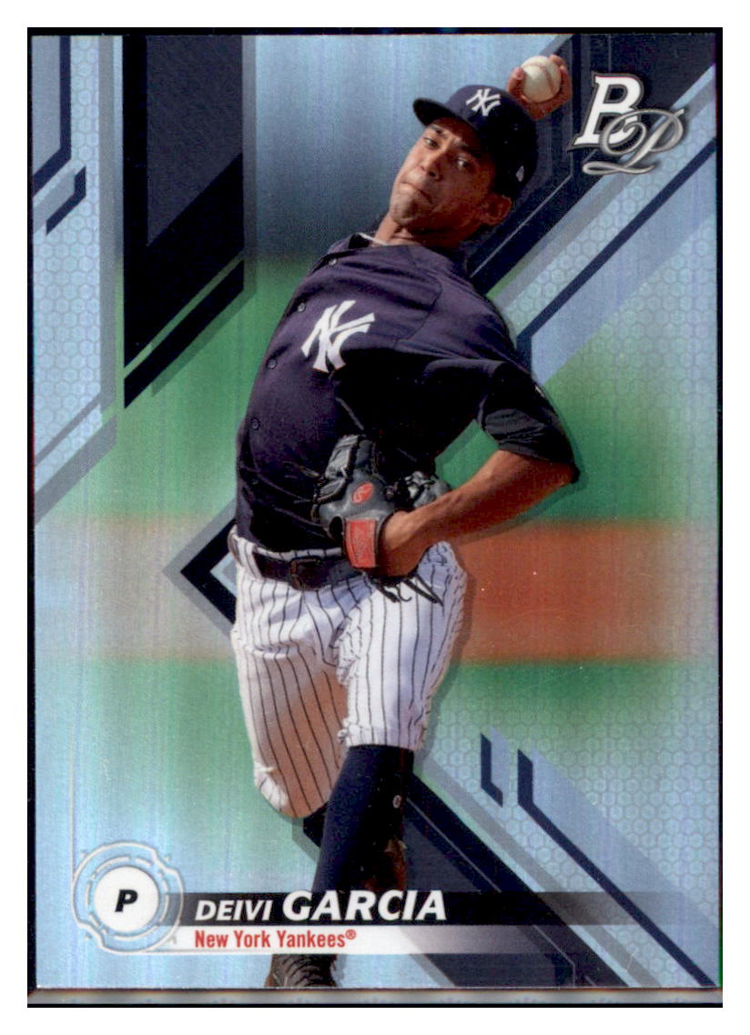 2019 Bowman Platinum Deivi Garcia New York Yankees #TOP-70 Baseball card  VSMP1