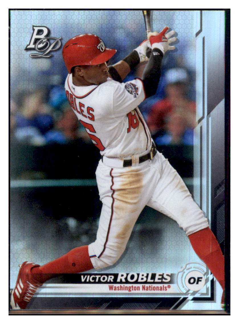 2019 Bowman Platinum Victor Robles Washington Nationals #58 Baseball
card VSMP1BOV2 simple Xclusive Collectibles