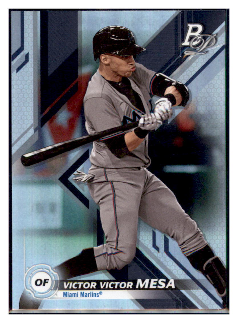 2019 Bowman Platinum Victor Victor
Mesa Miami Marlins #TOP-11 Baseball
card VSMP1BOV2 simple Xclusive Collectibles