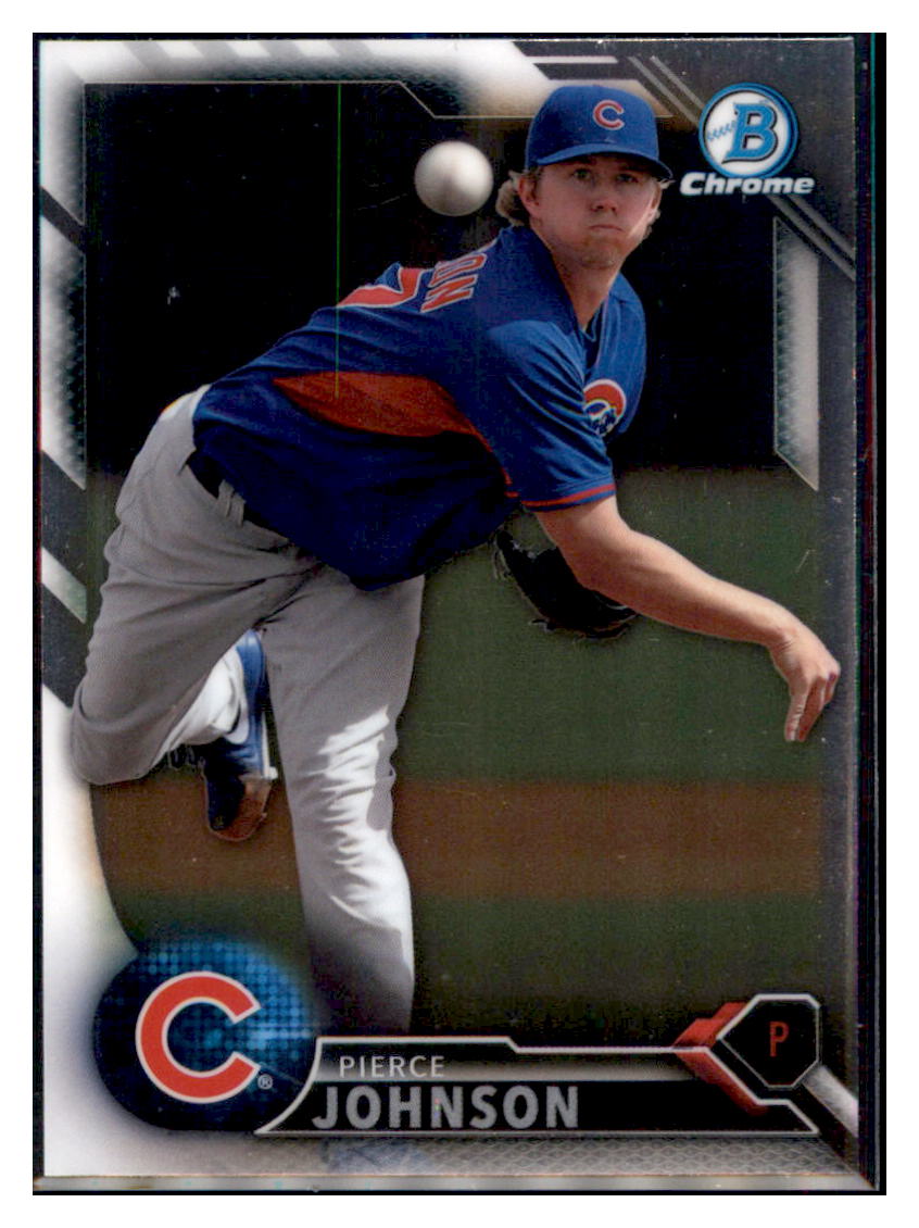 2016 Bowman Pierce Johnson Chicago Cubs #BCP116 Baseball card VSMP1BOV2 simple Xclusive Collectibles