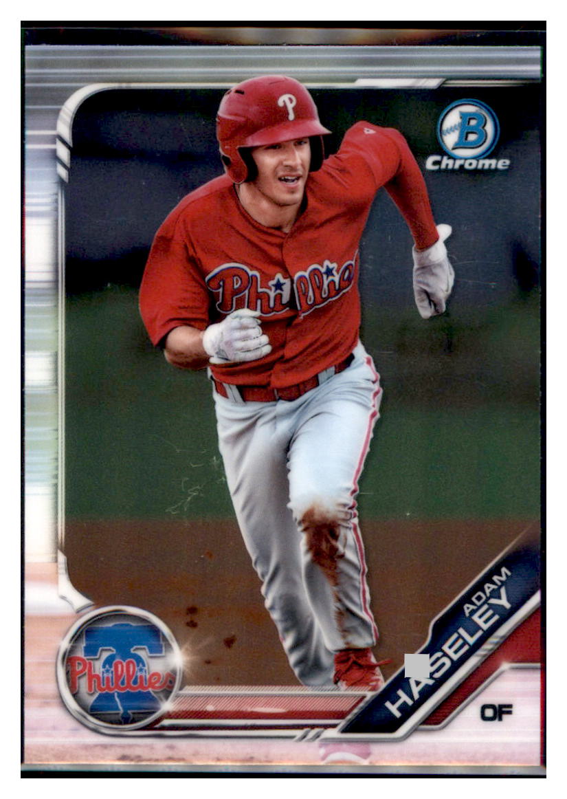 2019 Bowman Adam Haseley Philadelphia Phillies #BCP-28 Baseball
card VSMP1BOV2 simple Xclusive Collectibles