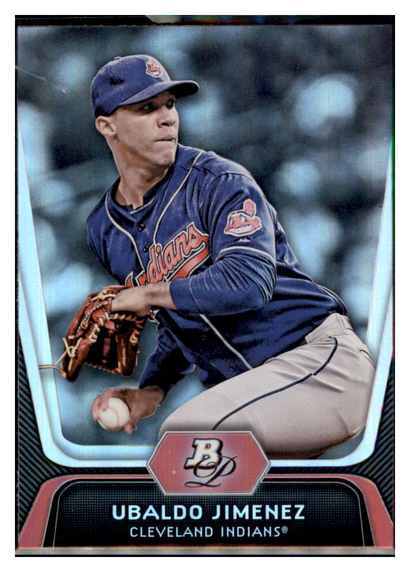 2012 Bowman Platinum Ubaldo Jimenez Cleveland Indians #40 Baseball card   VSMP1BOV2 simple Xclusive Collectibles