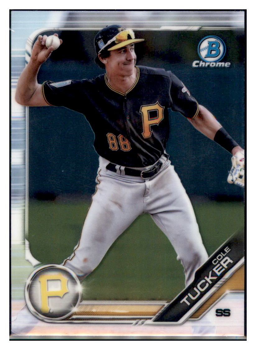 2019 Bowman Chrome Cole Tucker Pittsburgh Pirates #BCP-16 Baseball
  card   VSMP1BOV2 simple Xclusive Collectibles