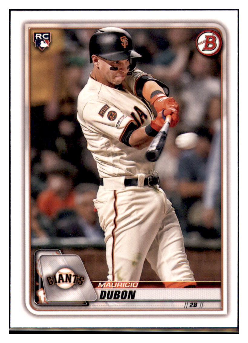 2020 Bowman Mauricio Dubon San Francisco Giants #76 Baseball
  card   VSMP1BOV2 simple Xclusive Collectibles   