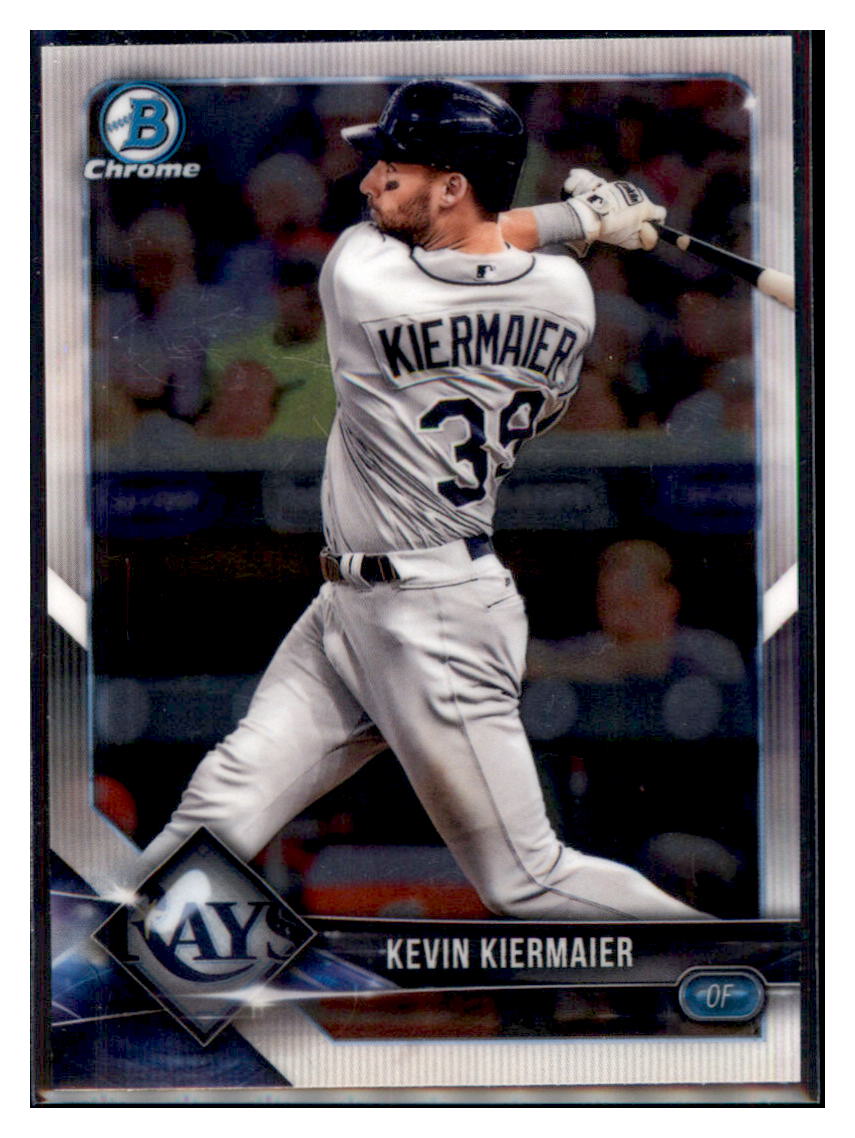 2018 Bowman Chrome Kevin Kiermaier Tampa Bay Rays #73 Baseball card VSMP1BOV2 simple Xclusive Collectibles