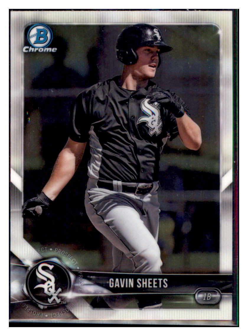 2018 Bowman Chrome Gavin Sheets Chicago White Sox #BCP243 Baseball
card VSMP1BOV2 simple Xclusive Collectibles