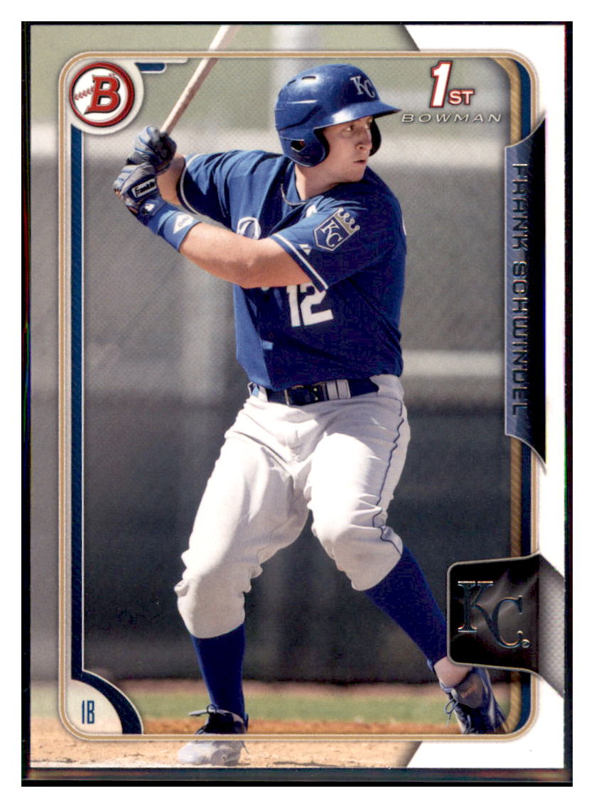 2015 Bowman Frank Schwindel Kansas City Royals #BP86 Baseball
  card   VSMP1BOV2 simple Xclusive Collectibles   