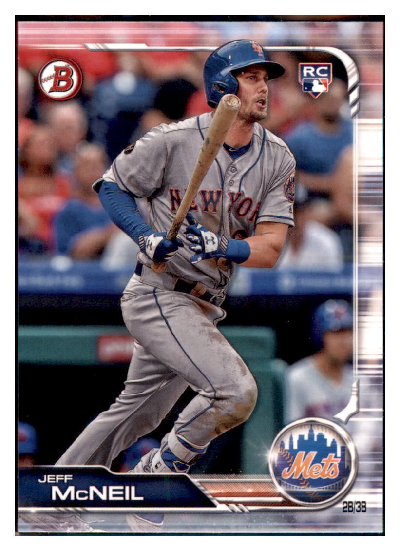 2019 Bowman Jeff McNeil New York Mets #90 Baseball card   VSMP1BOV2 simple Xclusive Collectibles