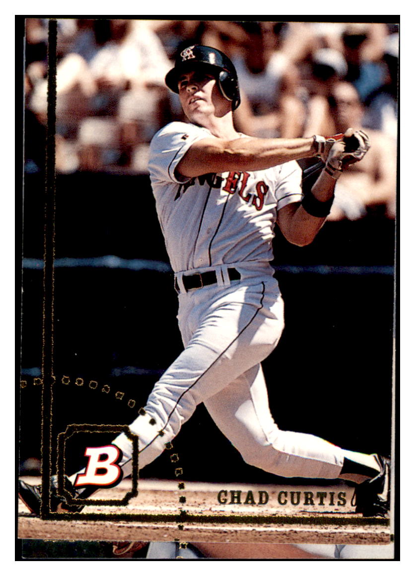 1994 Bowman Chad Curtis California Angels Baseball Card BOWV3 simple Xclusive Collectibles