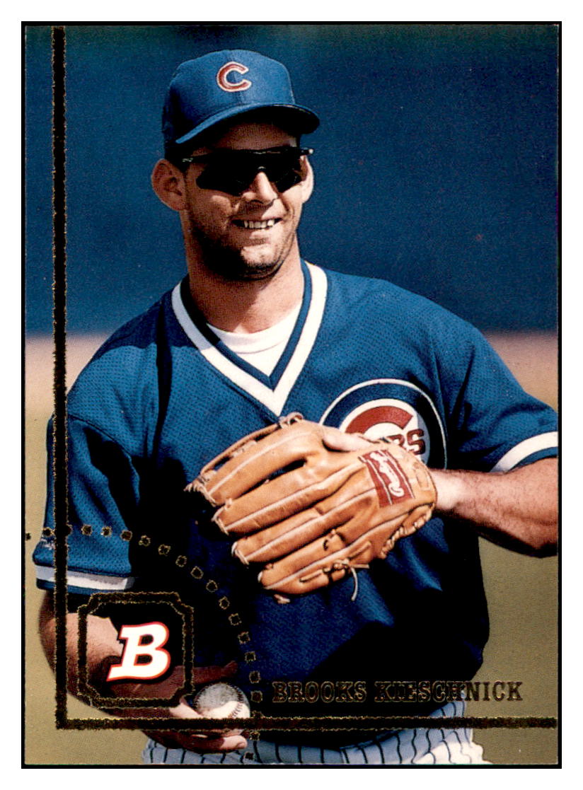 1994 Bowman Brooks
Kieschnick RC Chicago Cubs Baseball
Card BOWV3 simple Xclusive Collectibles