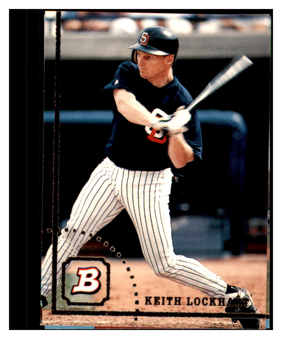 1994 Bowman Keith
Lockhart RC San Diego Padres Baseball
Card BOWV3 simple Xclusive Collectibles