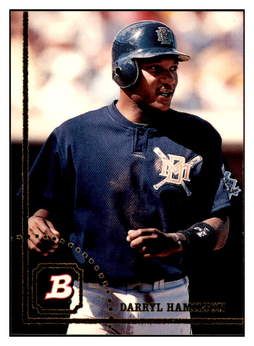 1994 Bowman Darryl
  Hamilton   Milwaukee Brewers Baseball
  Card BOWV3 simple Xclusive Collectibles