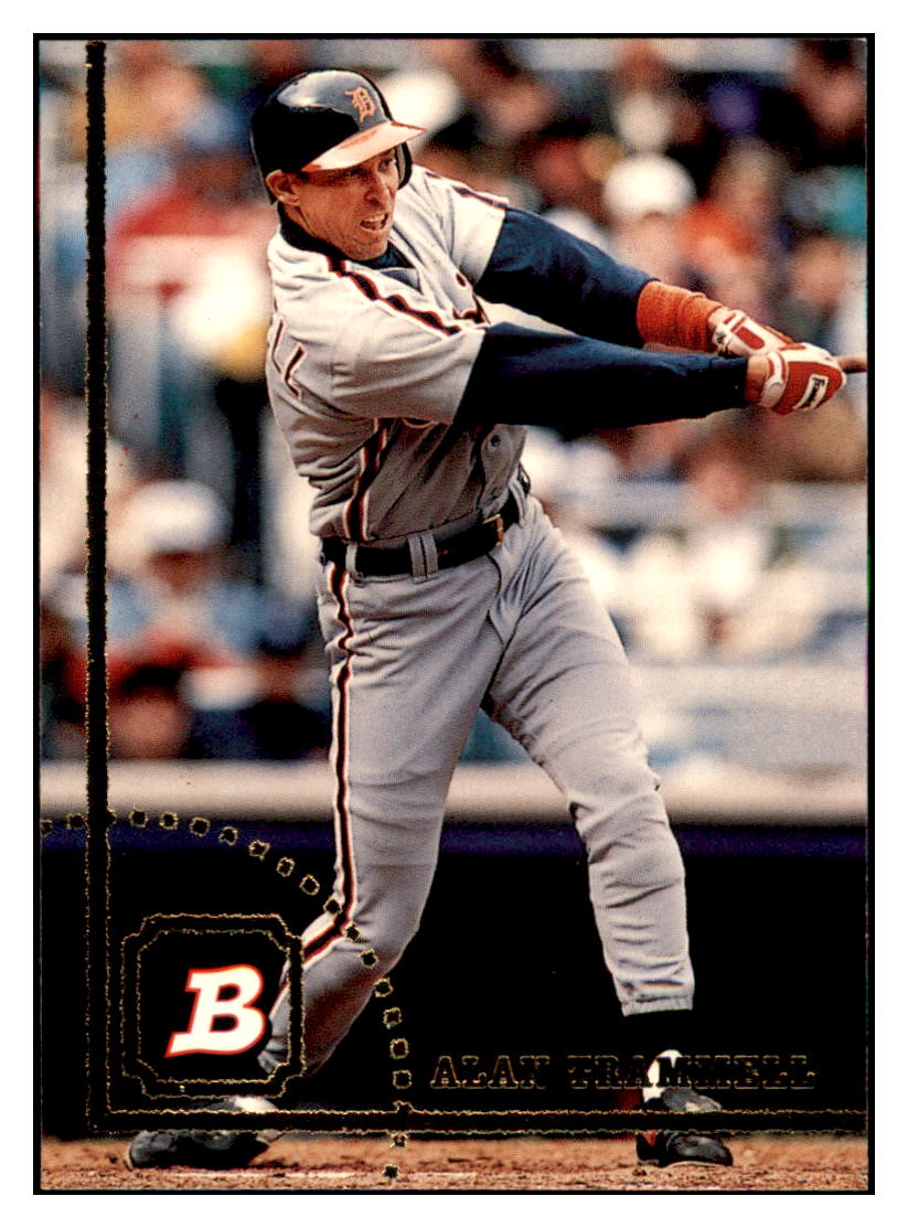 1994 Bowman Alan
  Trammell   Detroit Tigers Baseball Card
  BOWV3 simple Xclusive Collectibles   