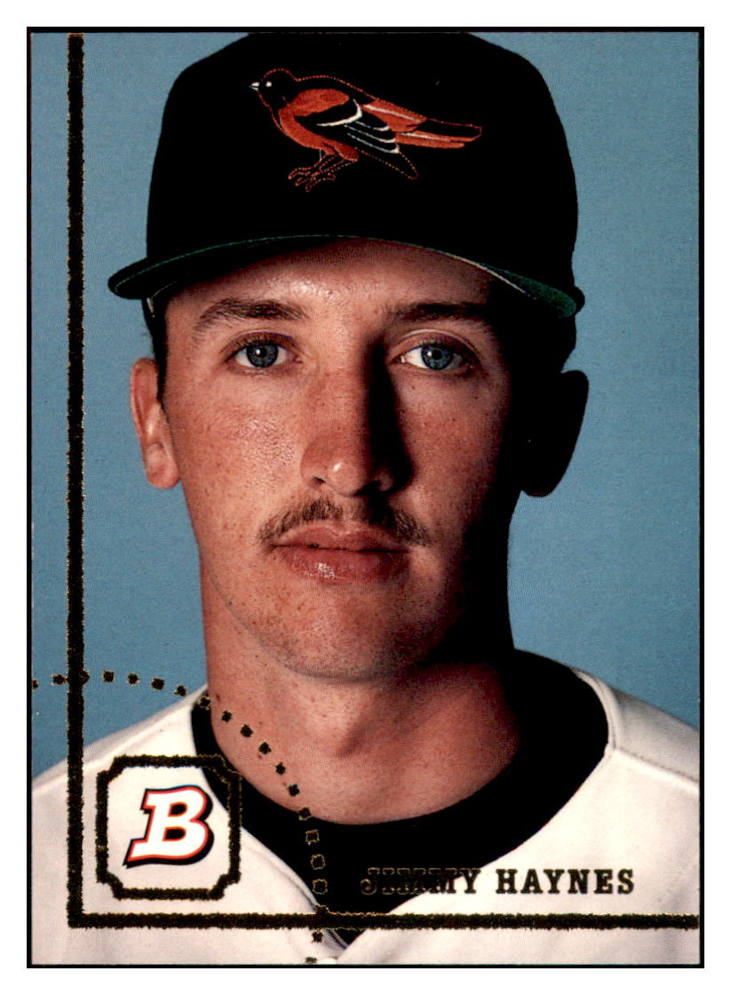 1994 Bowman Jimmy
  Haynes   Baltimore Orioles Baseball
  Card BOWV3 simple Xclusive Collectibles