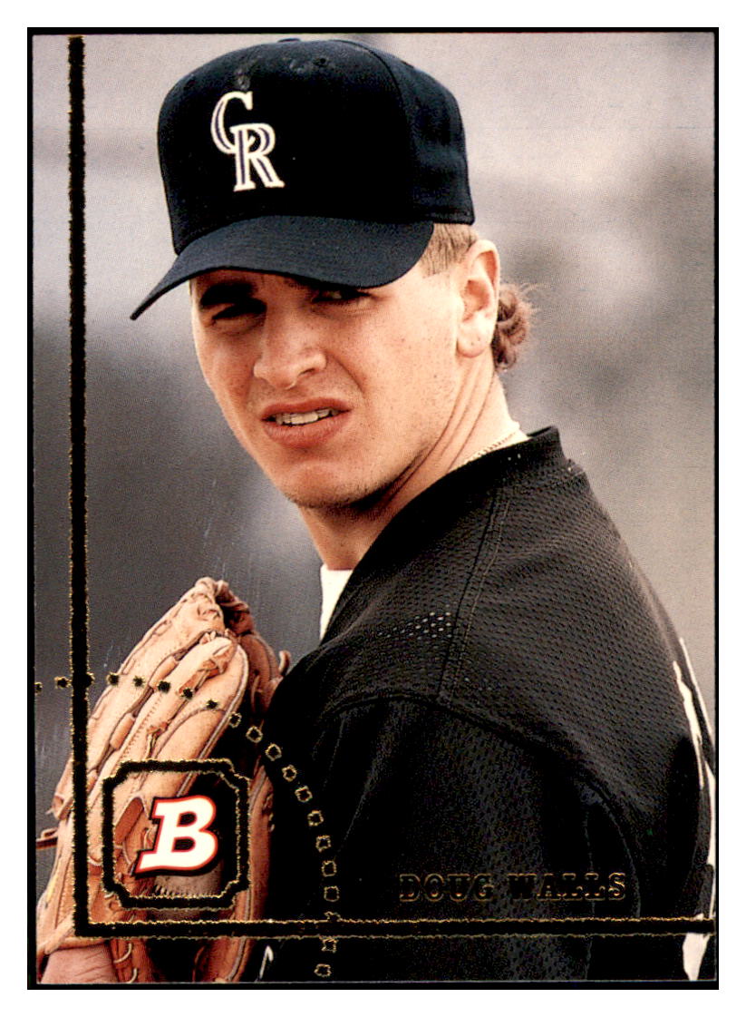 1994 Bowman Doug Walls RC Colorado Rockies Baseball Card BOWV3 simple Xclusive Collectibles