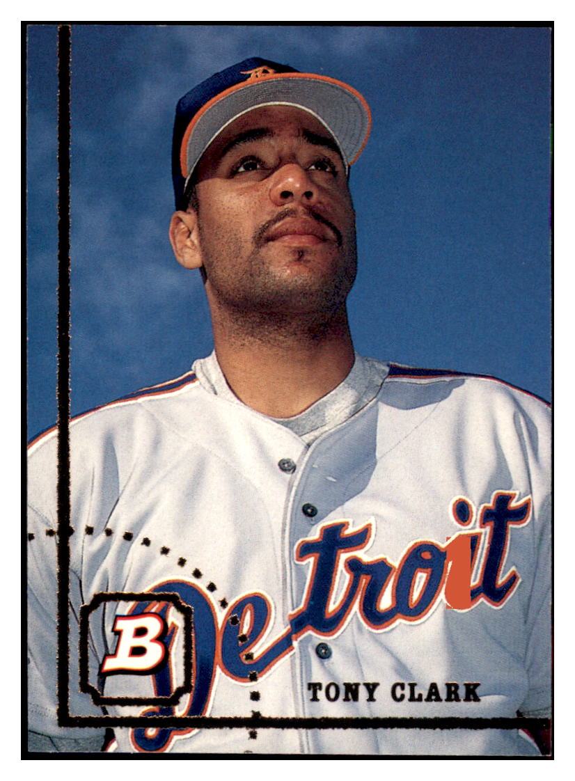 1994 Bowman Tony Clark RC Detroit Tigers Baseball Card BOWV3 simple Xclusive Collectibles