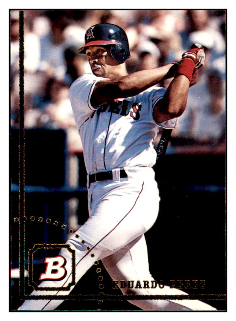 1994 Bowman Eduardo
Perez California Angels Baseball Card
BOWV3 simple Xclusive Collectibles