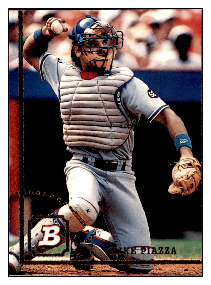 1994 Bowman Mike Piazza Los Angeles Dodgers Baseball Card BOWV3 simple Xclusive Collectibles