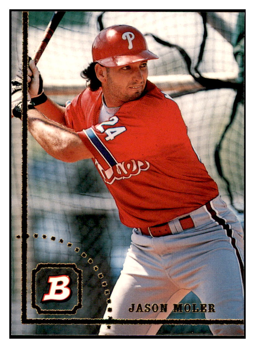 1994 Bowman Jason Moler   Philadelphia Phillies Baseball Card BOWV3 simple Xclusive Collectibles