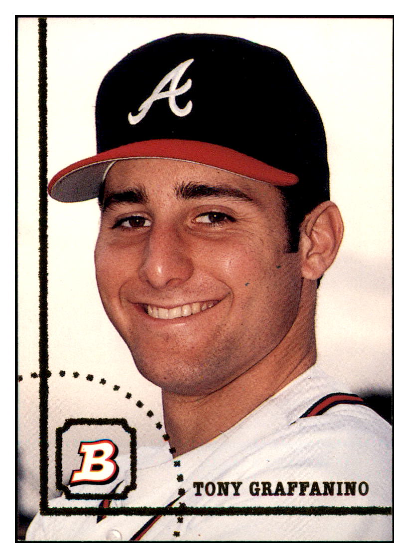 1994 Bowman Tony
Graffanino RC Atlanta Braves Baseball
Card BOWV3 simple Xclusive Collectibles