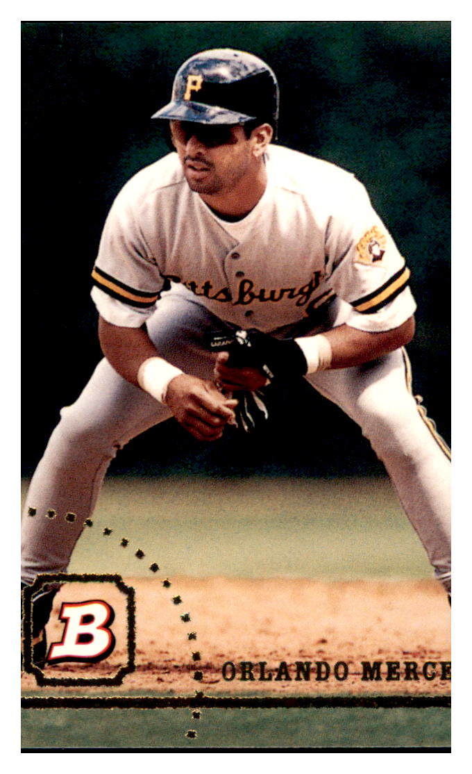 1994 Bowman Orlando
  Merced   Pittsburgh Pirates Baseball
  Card BOWV3 simple Xclusive Collectibles