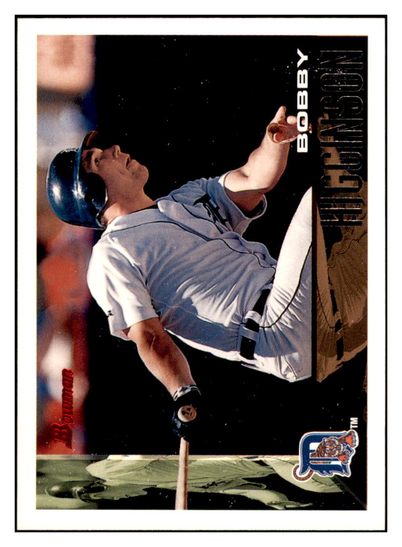 1995 Bowman Bobby
Higginson RC Detroit Tigers Baseball
Card BOWV3 simple Xclusive Collectibles
