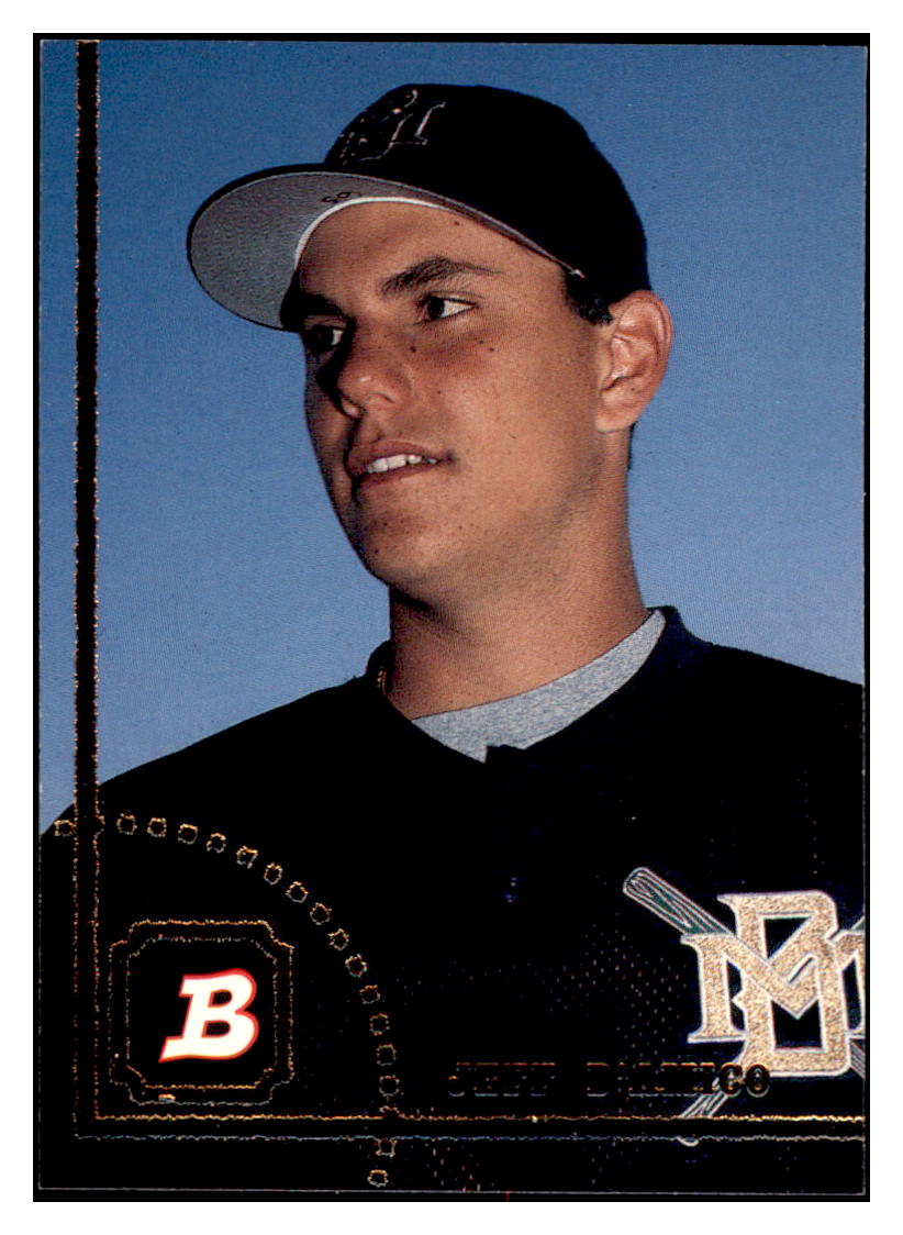 1994 Bowman Jeff
  D'Amico   RC Milwaukee Brewers Baseball
  Card BOWV3 simple Xclusive Collectibles