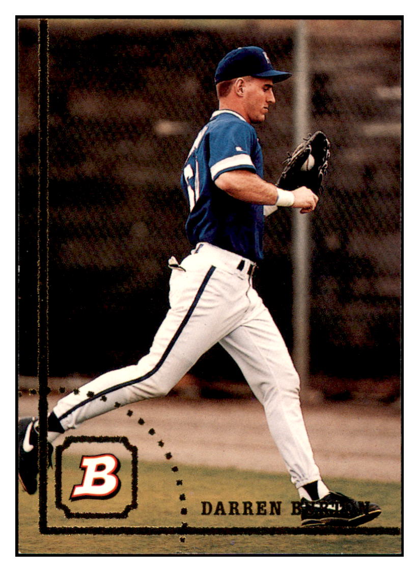 1994 Bowman Darren
  Burton   Kansas City Royals Baseball
  Card BOWV3 simple Xclusive Collectibles   