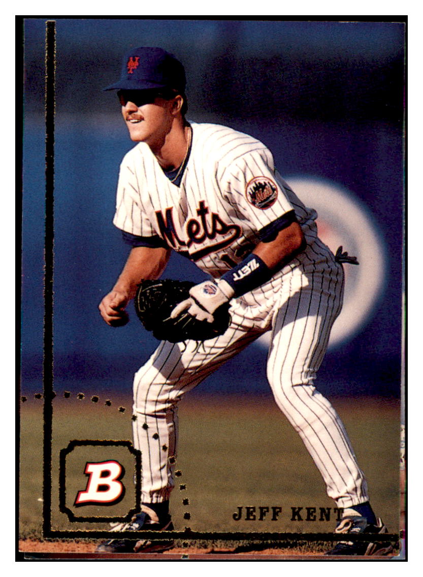 1994 Bowman Jeff Kent   New York Mets Baseball Card BOWV3 simple Xclusive Collectibles