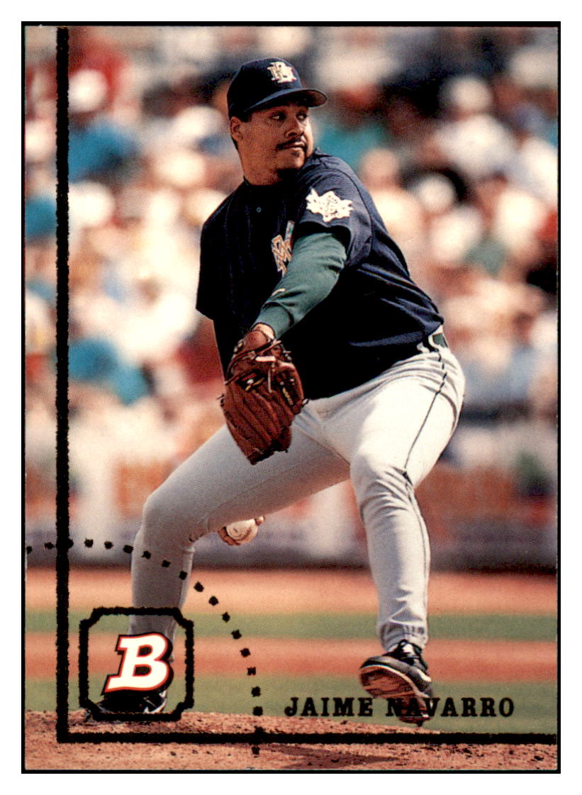1994 Bowman Jaime
  Navarro   Milwaukee Brewers Baseball
  Card BOWV3 simple Xclusive Collectibles   