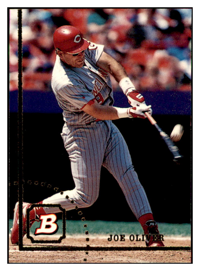 1994 Bowman Joe Oliver Cincinnati Reds Baseball Card BOWV3 simple Xclusive Collectibles