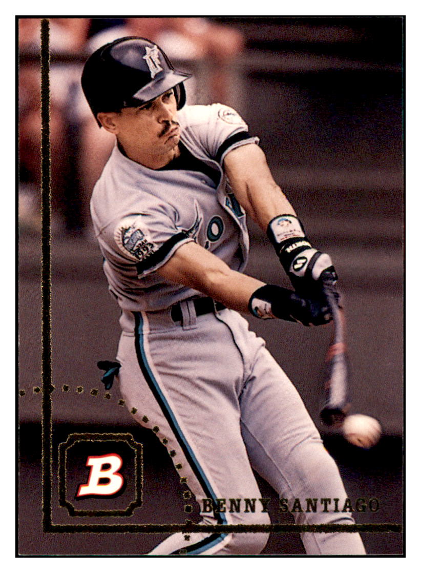 1994 Bowman Benny
Santiago Florida Marlins Baseball
Card BOWV3 simple Xclusive Collectibles