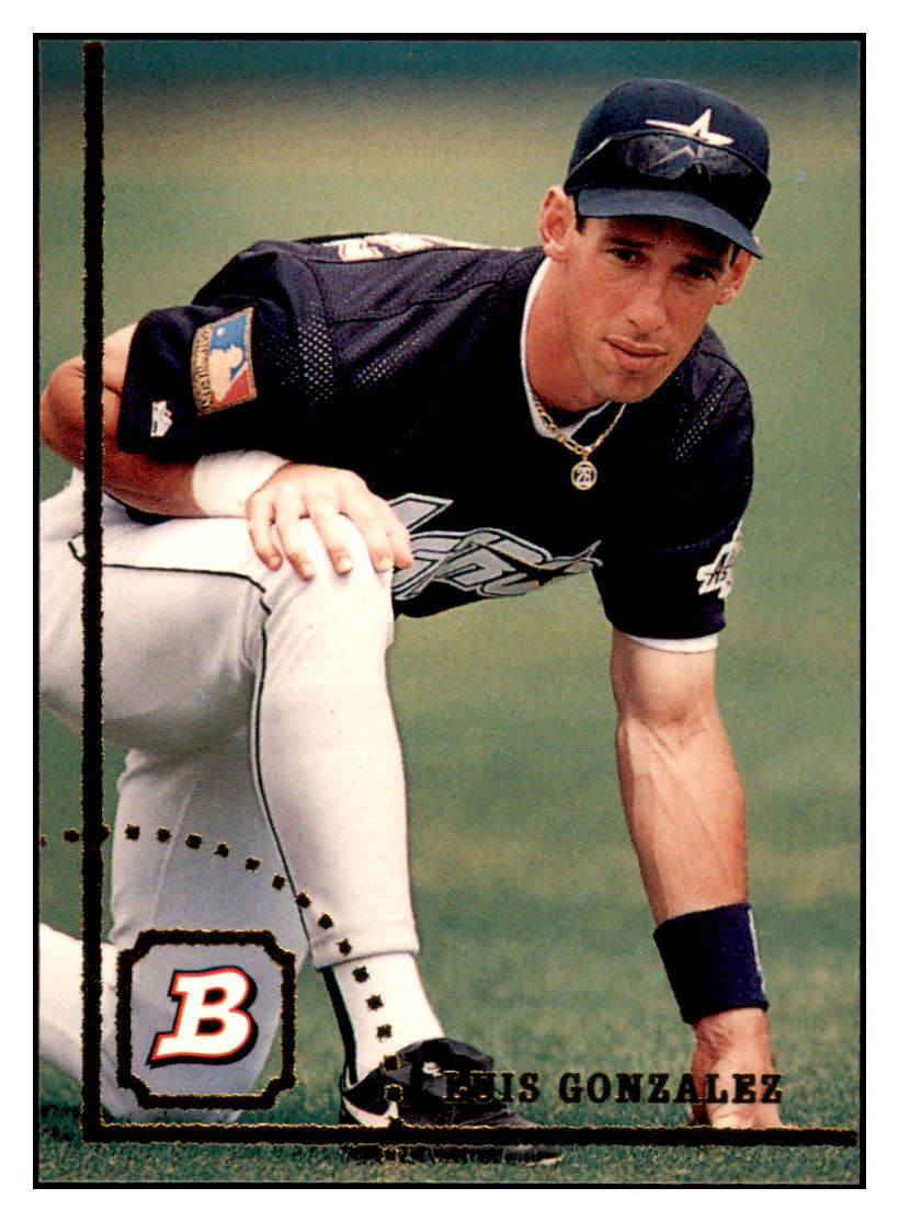 1994 Bowman Luis
Gonzalez Houston Astros Baseball Card
BOWV3 simple Xclusive Collectibles