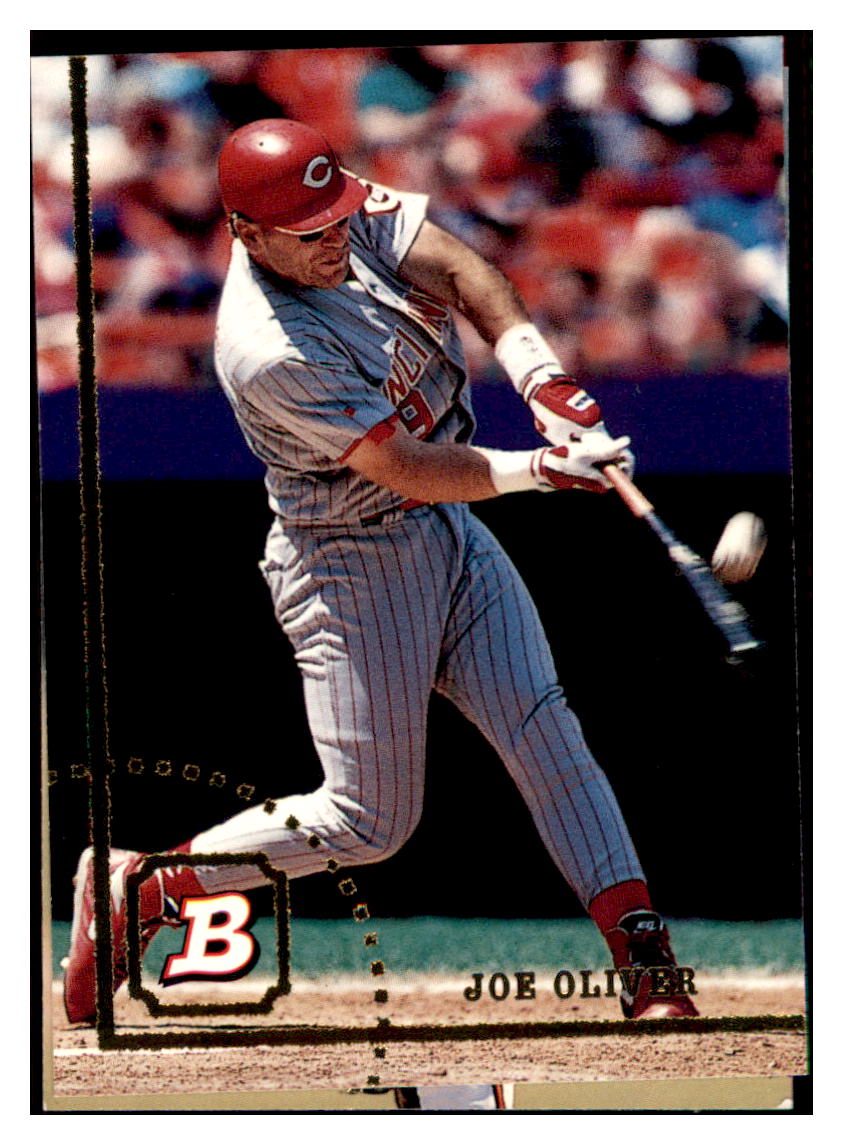1994 Bowman Joe Oliver Cincinnati Reds Baseball Card BOWV3_1a simple Xclusive Collectibles