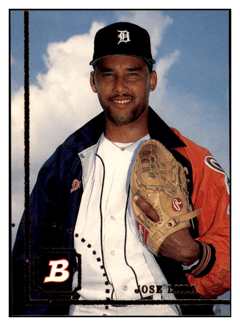 1994 Bowman Jose Lima RC Detroit Tigers Baseball Card BOWV3 simple Xclusive Collectibles
